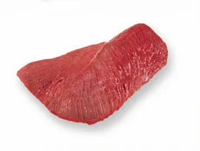 Striploin beef cut